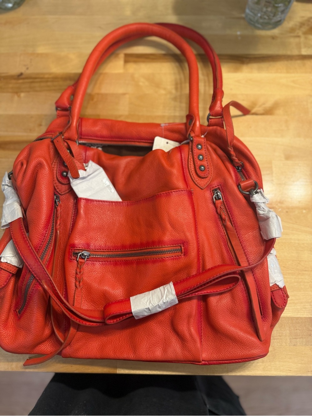 ♥️🤘Free people large red rock Emerson tote ♥️🤘 - Picture 5 of 6